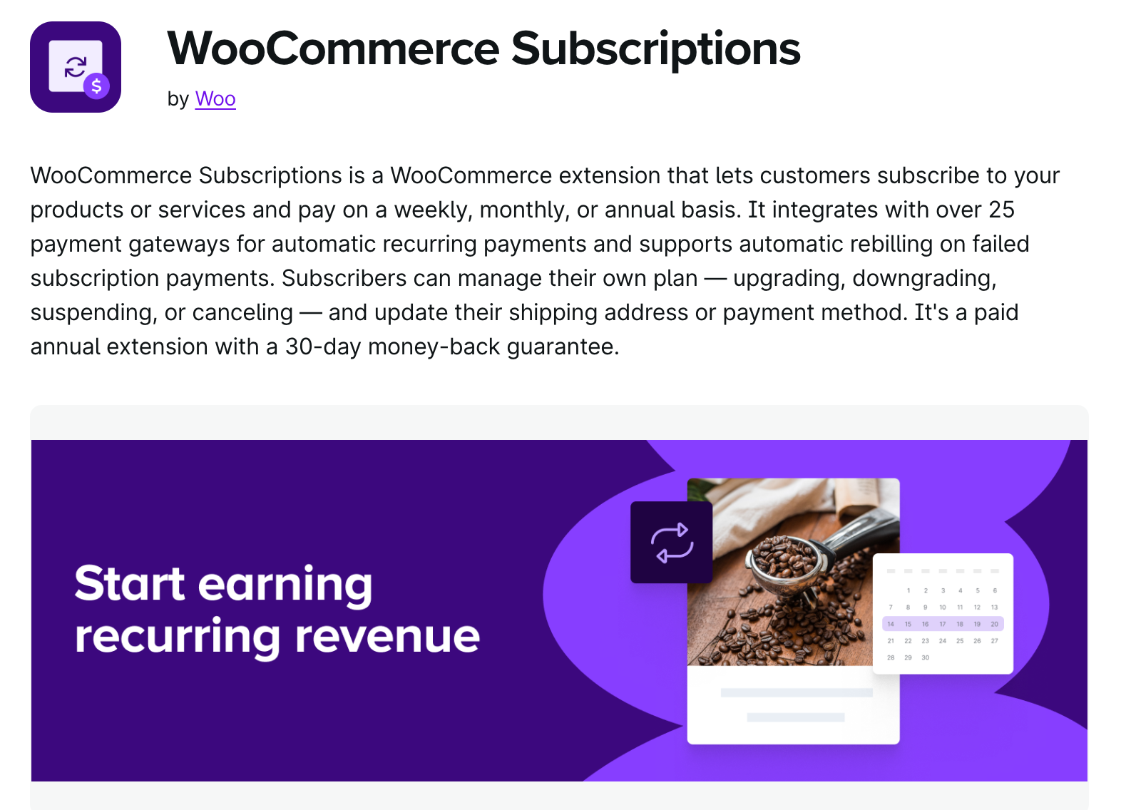 WooCommerce Subscriptions - Best for Large Stores